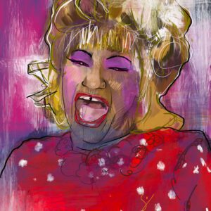 Celia Cruz canvas wall art print by Immibrand