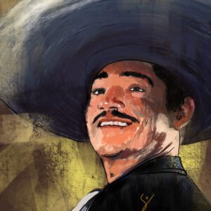Javier Solis canvas wall art print by Immibrand