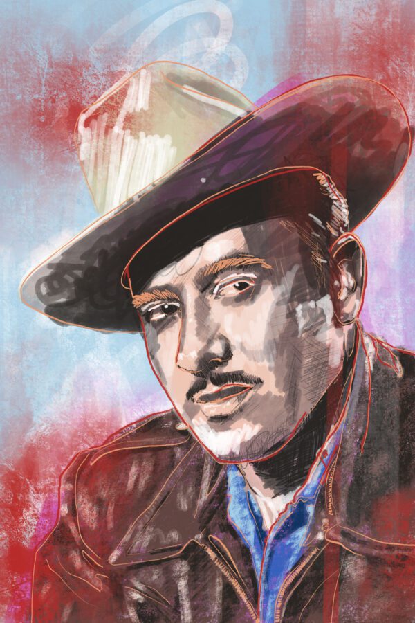 Pedro Infante canvas wall art print by Immibrand