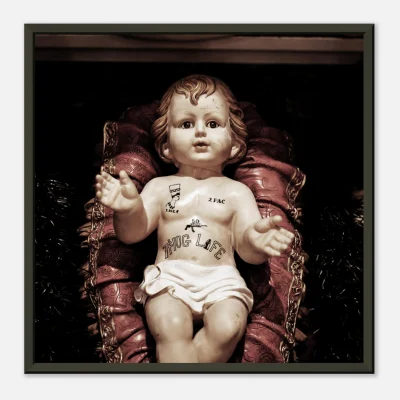 Thug Life Manger Poster Wall Art Print