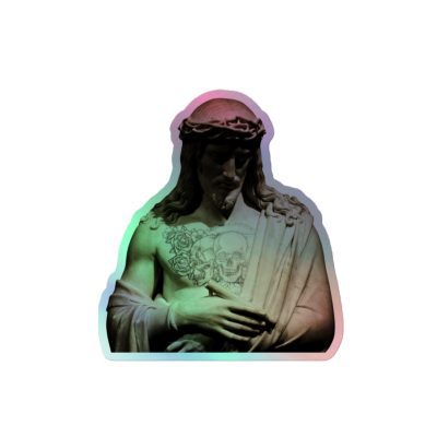 Ink & Agony Holographic Sticker - Image 3