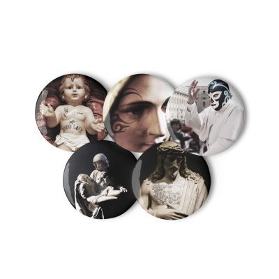 Saints, Dreams, & Human Error 5-Pin Buttons