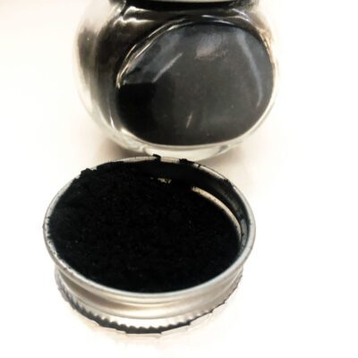 Black Locust Soft Vine charcoal powder 2 oz, Labor de Arte art materials collection.